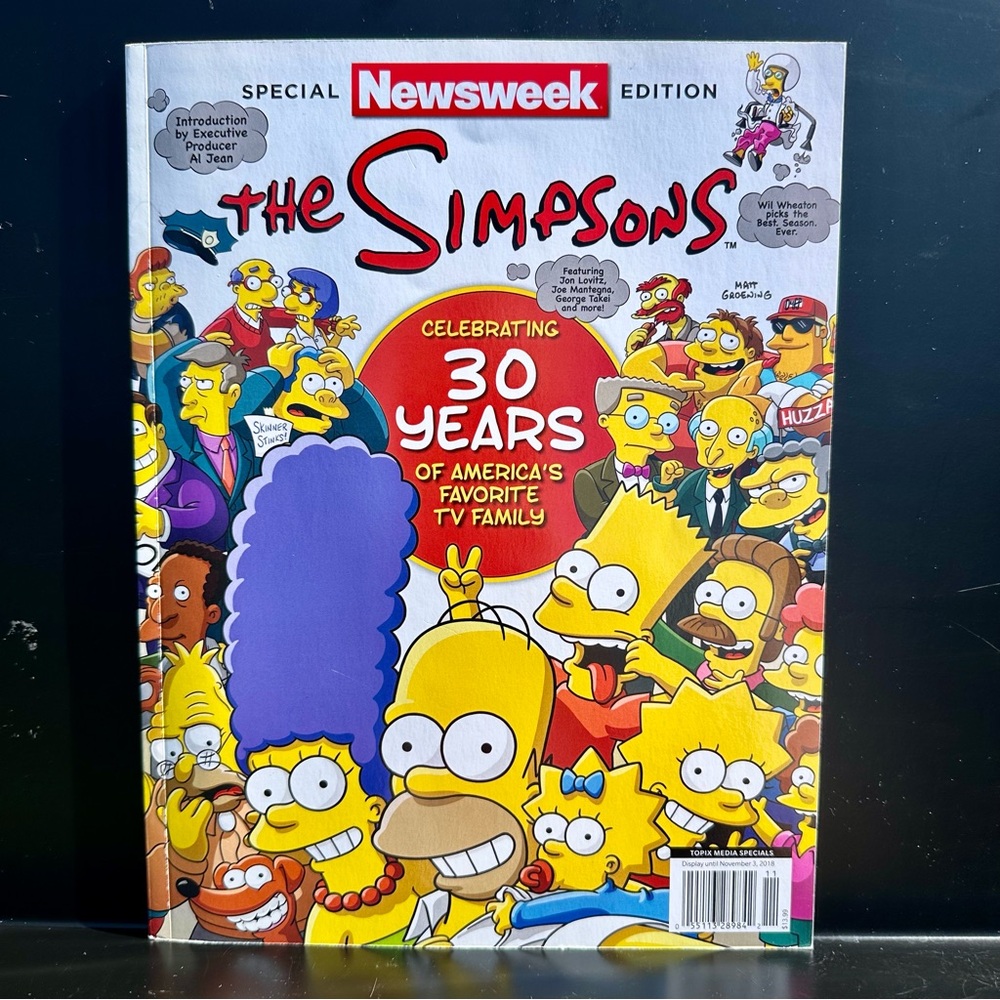 Newsweek The Simpsons Special Edition:Celebrating 30 Yrs. Of America’s Fave Fam